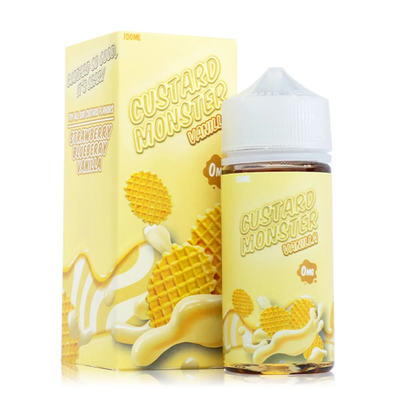 Jam-Custard-Monster-Vanilla-100ml-Box__51479 Vanilla Custard By Custard Monster