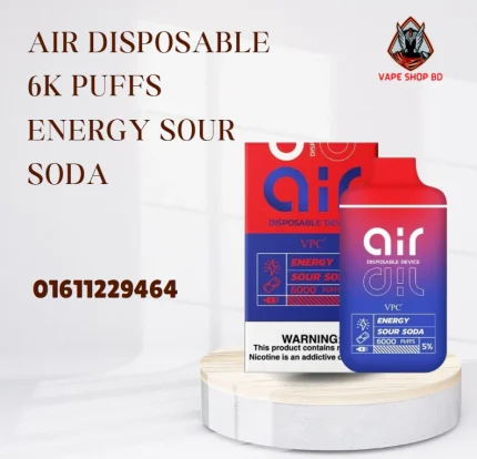 AIR Disposable 6000 Puffs Energy Sour Soda