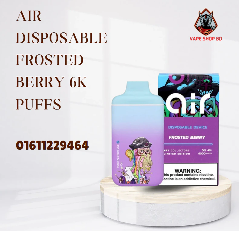 AIR Disposable Frosted Berry 6000 Puffs AIR Disposable Frosted Berry 6000 Puffs
