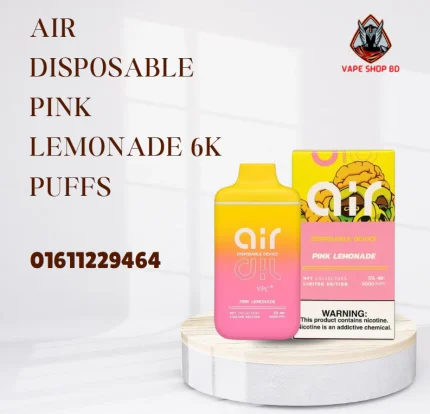 AIR Disposable Pink Lemonade 6000 Puffs