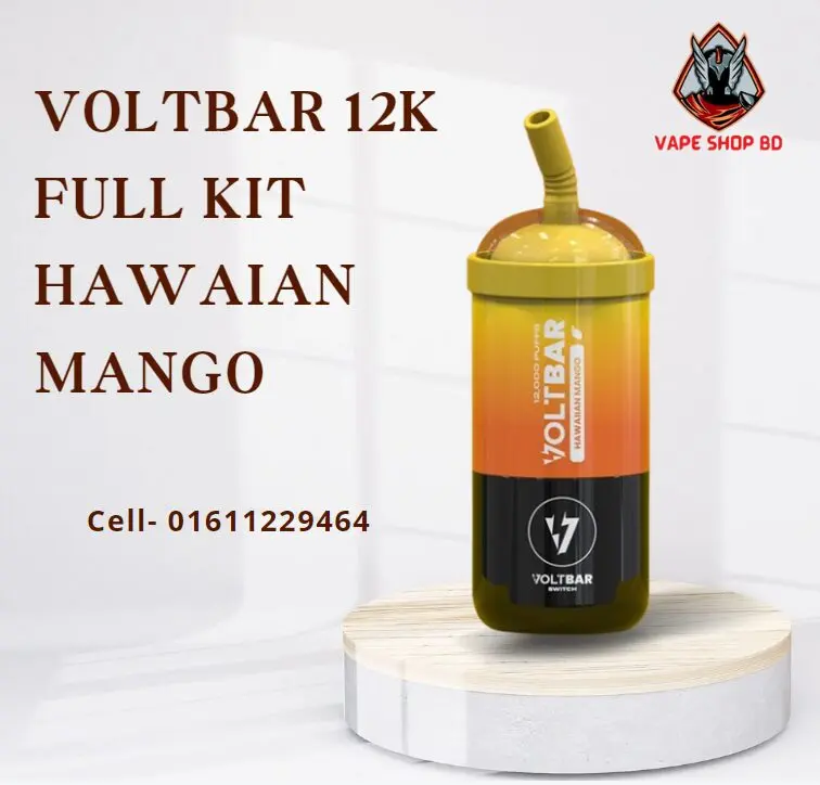 Voltbar Switch 12K Hawaiian Mango Full Kit Price In BD Voltbar Switch 12K Hawaiian Mango Full Kit Price In BD