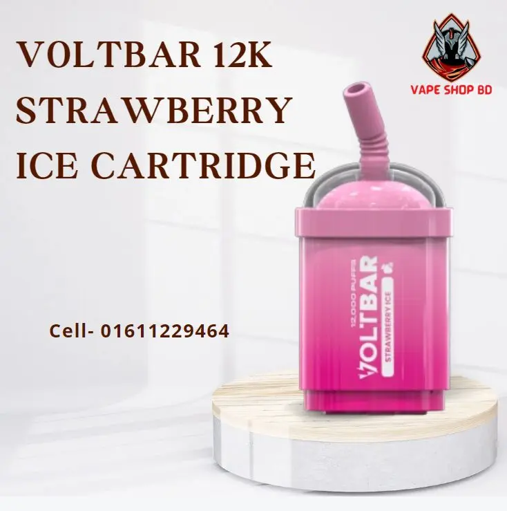 Voltbar 12K Strawberry Ice Cartridge Voltbar 12K Strawberry Ice