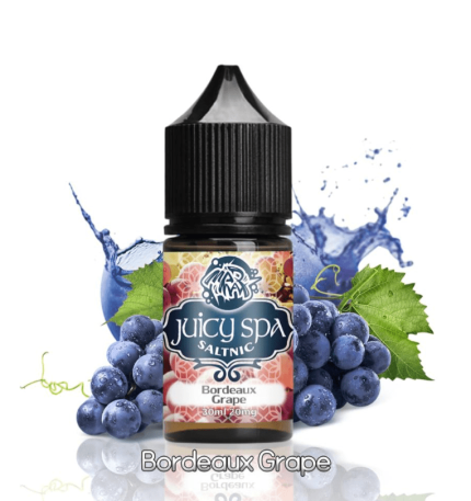 JUICY SPA BORDEAUX GRAPE SALT NIC 30 ML 20 MG