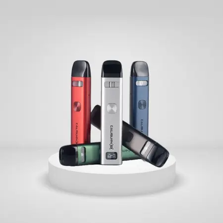 White Gray Clean Watch Advertising Podium Instagram Post – 1 Caliburn G3 Pod kit
