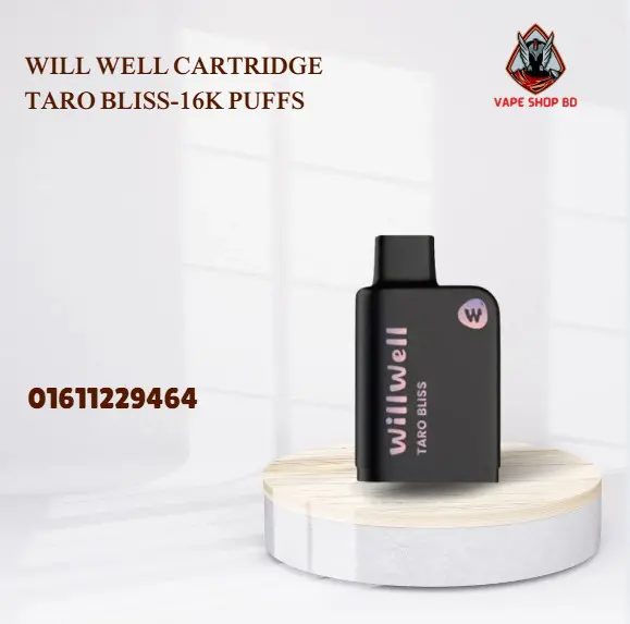 Will Well Cartridge Taro Bliss 16K Puffs Will Well Cartridge Taro Bliss 16K Puffs