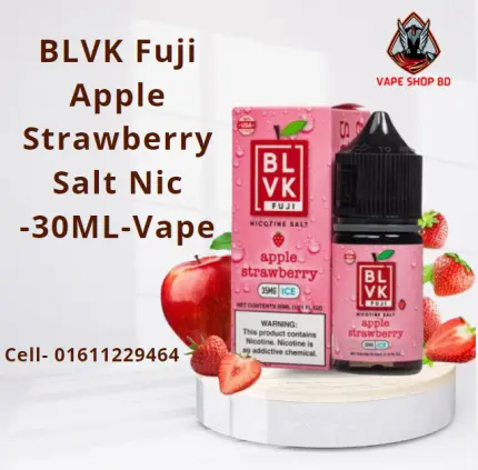 BLVK Fuji Apple Strawberry Salt Nic 30ML Vape