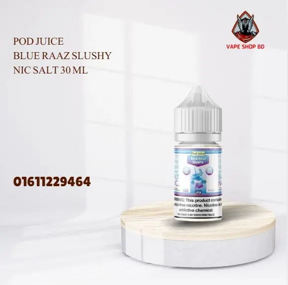 Pod Juice Blue Raaz Slushy Nic Salt 30 ML Pod Juice Blue Raaz Slushy Nic Salt 30 ML