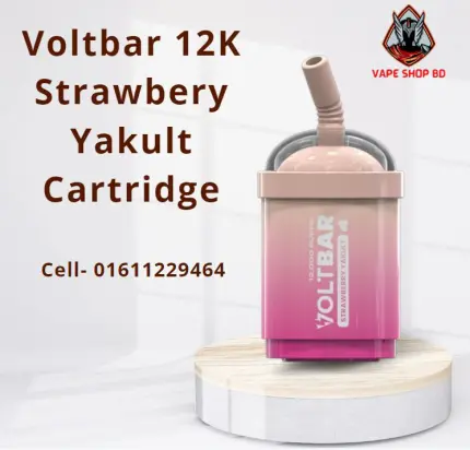 Voltbar 12K Strawbery Yakult Cartridge