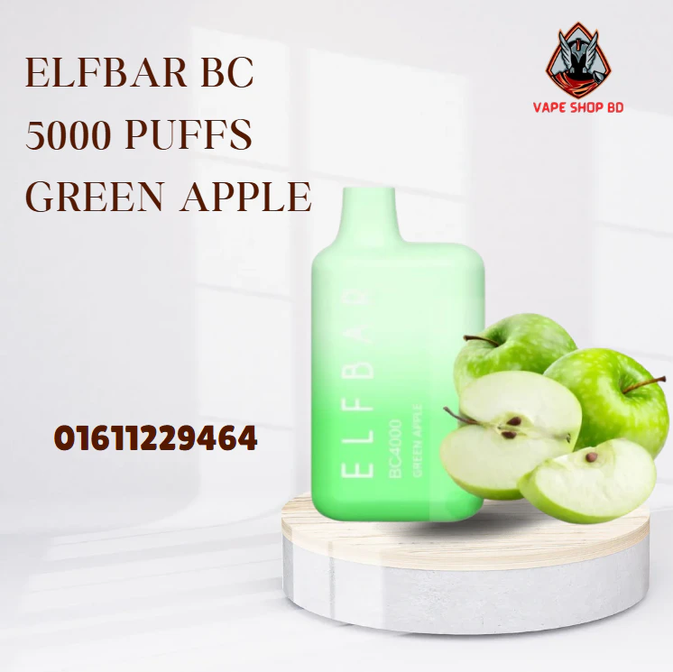 Elfbar BC Green Apple 5000 Puffs Elfbar BC Green Apple
