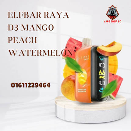 ELFBAR RAYA D3 Mango Peach Watermelon- 25000 Puffs