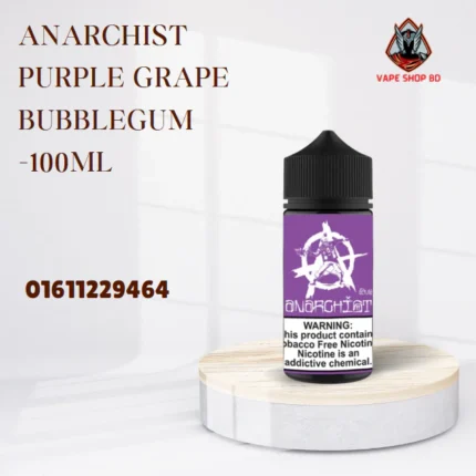 ANARCHIST PURPLE GRAPE BUBBLEGUM -100ML