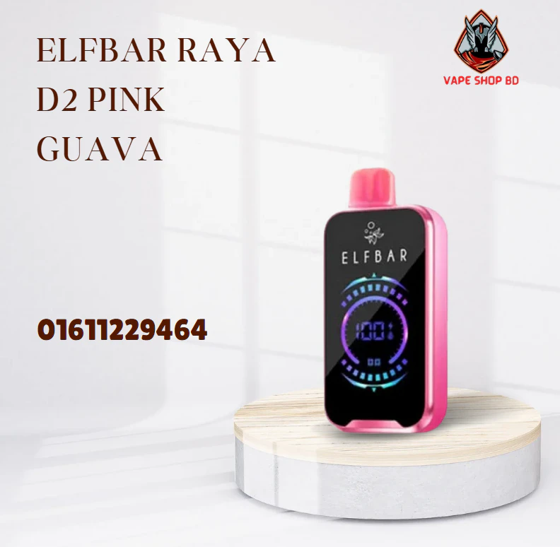 Elfbar Raya D2 Pink Guava dis Elfbar Raya D2 Pink Guava
