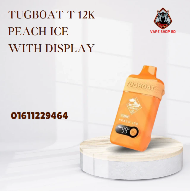 Tugboat T 12k Peach Ice with Display Tugboat T 12k Peach Ice with Display