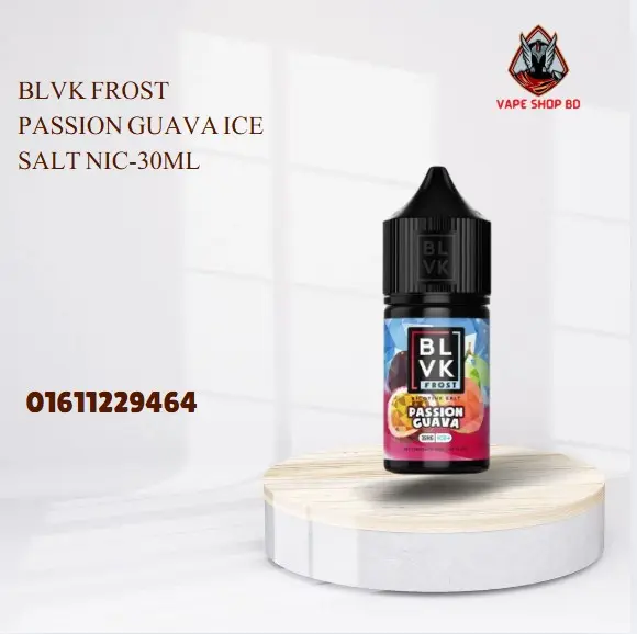 BLVK Frost Passion Guava Ice Salt Nic-30ML BLVK Frost Passion Guava Ice Salt Nic-30ML