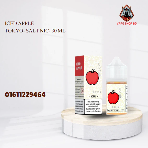 Iced Apple Tokyo- Salt Nic- 30 ML Iced Apple Tokyo- Salt Nic- 30 ML