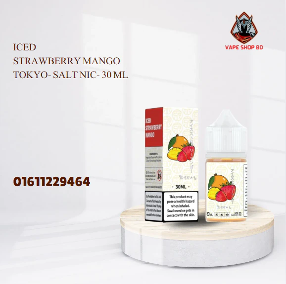Iced Strawberry Mango Tokyo- Salt Nic- 30 ML Iced Strawberry Mango Tokyo- Salt Nic- 30 ML