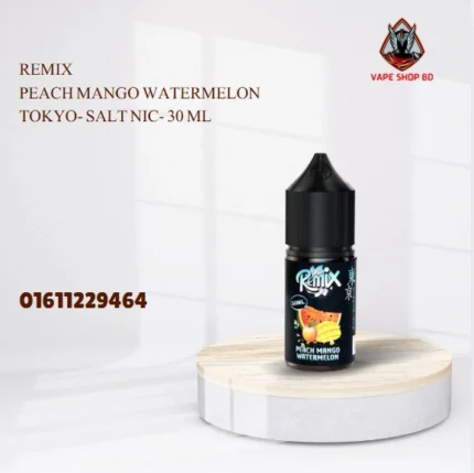 Remix Peach Mango Watermelon Tokyo- Salt Nic- 30 ML