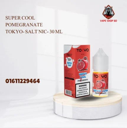 Super Cool Pomegranate Tokyo- Salt Nic- 30 ML