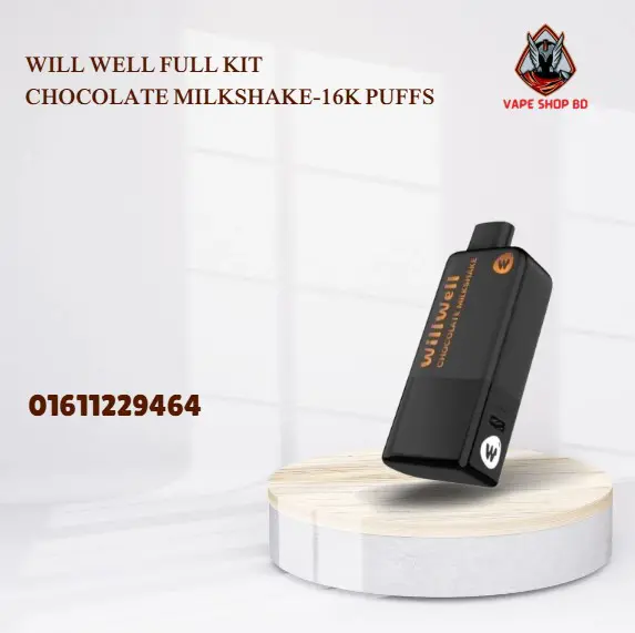 Will Well Full Kit Chocolate Milkshake-16K Puffs Will Well Full Kit Chocolate Milkshake-16K Puffs