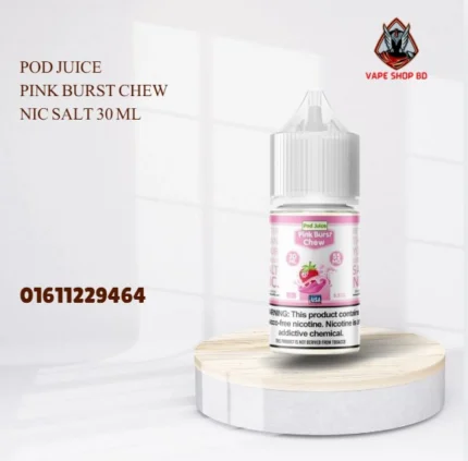 Pod Juice Pink Burst Chew Nic Salt 30 ML