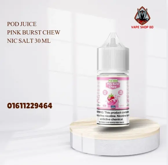 Pod Juice Pink Burst Chew Nic Salt 30 ML Pod Juice Pink Burst Chew Nic Salt 30 ML