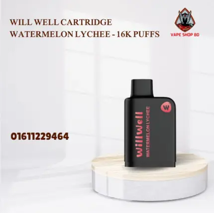 Will Well Cartridge Watermelon Lychee- 16k Puffs