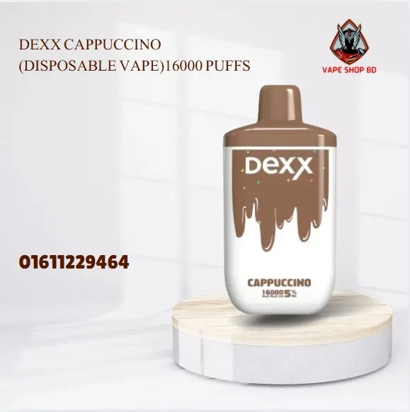 Dexx Cappuccino (Disposable Vape)16000 Puffs Dexx Cappuccino (Disposable Vape)16000 Puffs
