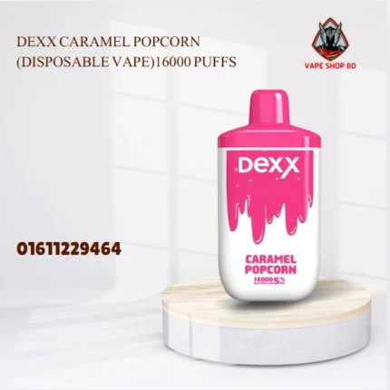Dexx Caramel Popcorn (Disposable Vape)16000 Puffs