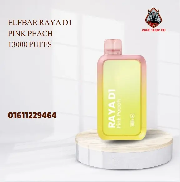 Elfbar Raya D1 Pink Peach 13000 Puffs