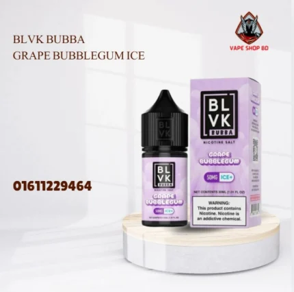BLVK Bubba Grape Bubblegum Ice