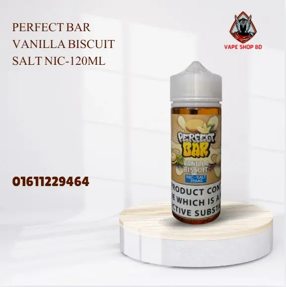 Perfect Bar Vanilla Biscuit Salt Nic-120ML Perfect Bar Vanilla Biscuit Salt Nic-120ML
