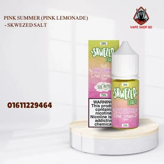 Pink Summer (Pink Lemonade) - Skwezed Salt Pink Summer Pink Lemonade