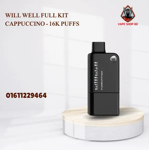 Will Well Full Kit Cappuccino 16K Puffs Will Well Full Kit Cappuccino 16K Puffs