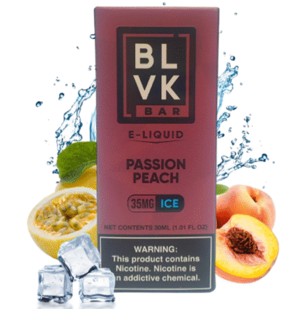 BLVK BAR Passion Peach Ice Nic Salt