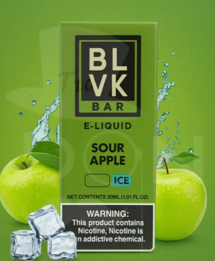 BlVK Sour Apple Ice Salt Nic