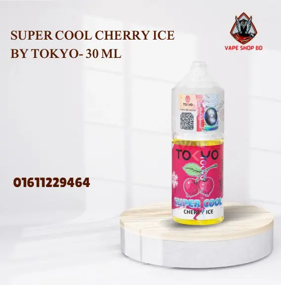 Super Cool Cherry Ice By Tokyo- 30 ML Super Cool Cherry Ice By Tokyo- 30 ML
