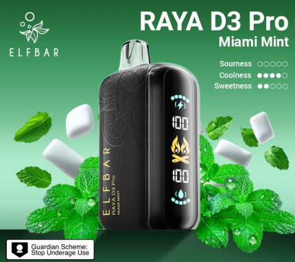 Elfbar Raya D3 Pro Miami Mint