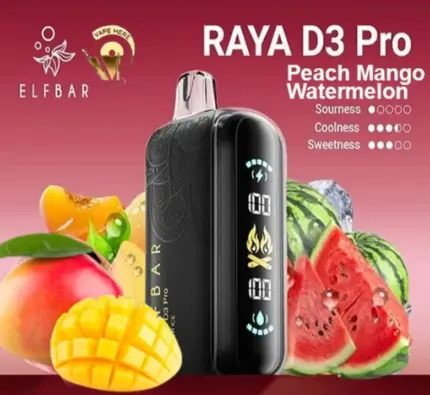 Elfbar Raya D3 Peach Mango Watermelon