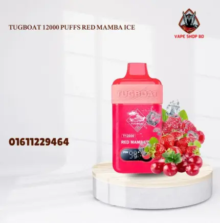 Tugboat 12000 Puffs Red Mamba Ice
