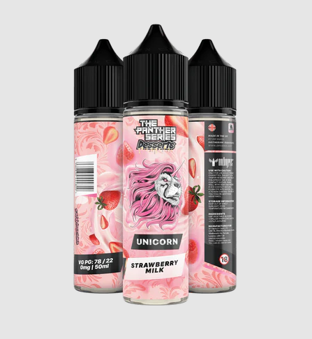 Dr. Vapes- Unicorn- Strawberry Milk- The Panther Series Desserts- Freebase-60 ML Dr. Vapes- Unicorn- Strawberry Milk- The Panther Series Desserts- Freebase-60 ML